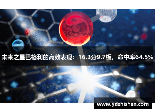 未来之星巴格利的高效表现：16.3分9.7板，命中率64.5%